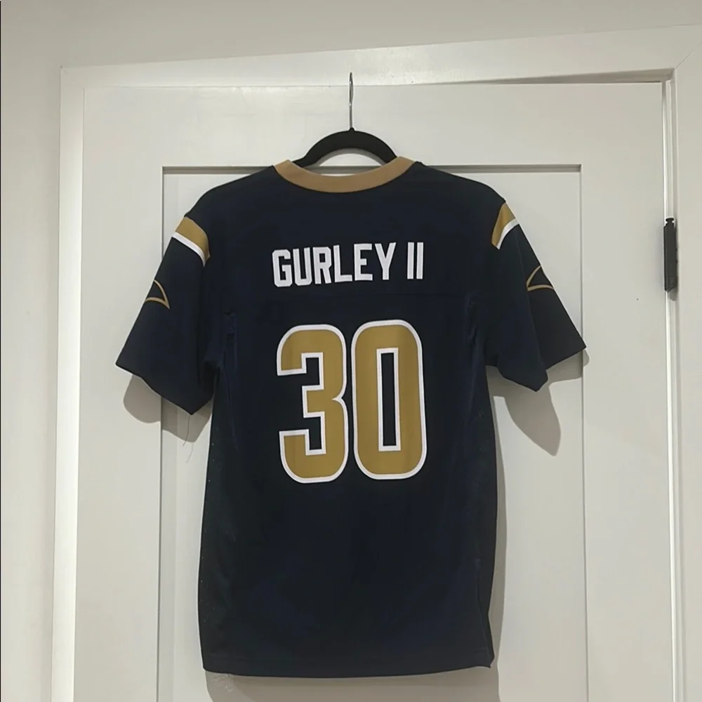 Rams Todd Gurley III NFL Team Apparel Yth Large #30 teddy bear bundle gently wrn - Picture 2 of 8